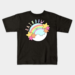 Rainbow Doodle Kids T-Shirt